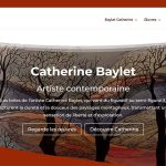 Le site web de l’artiste Catherine Baylet