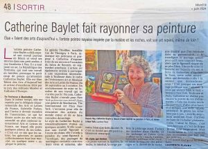 Catherine Baylet fait rayonner sa peinture